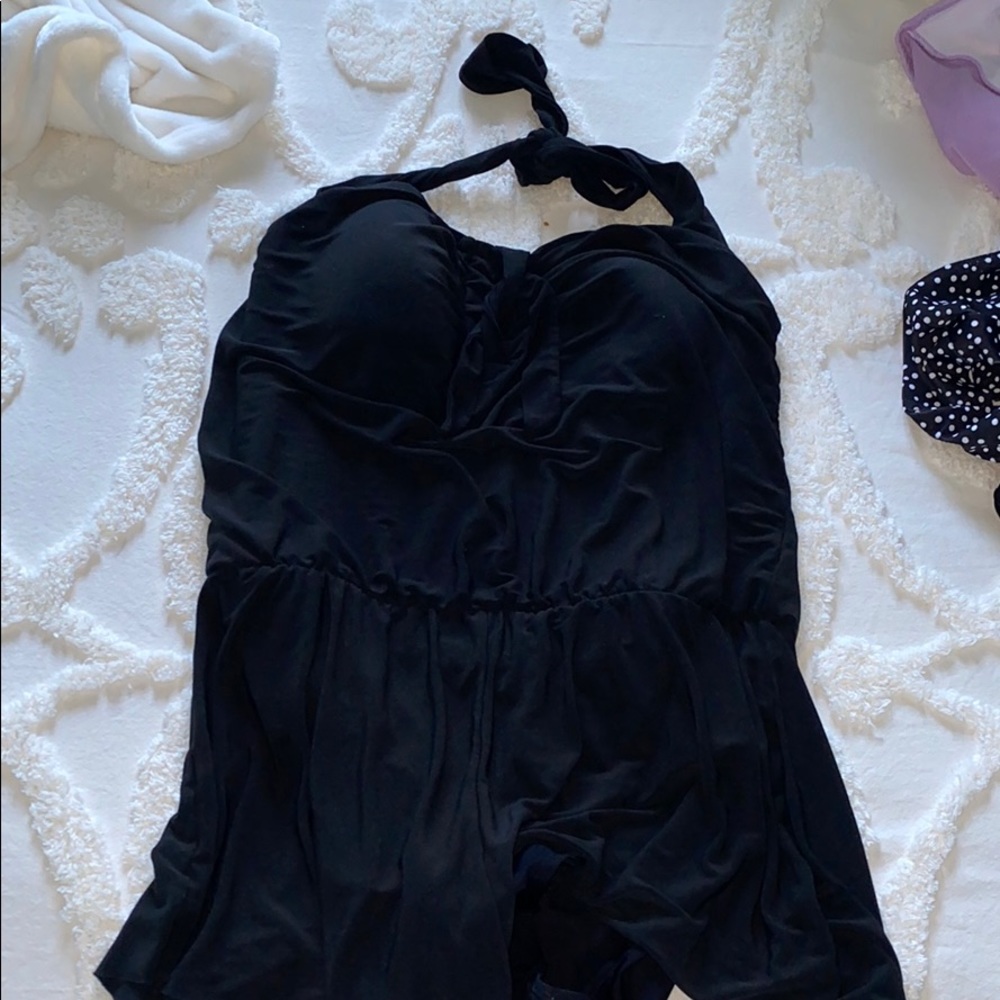 Romper one piece swimsuit
